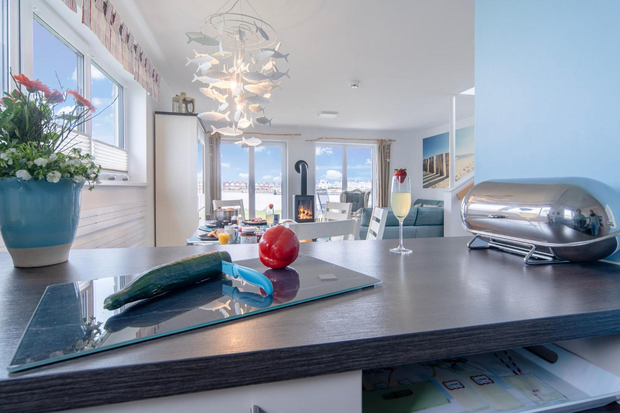 Ferienhaus Lieblingsplatz By Seeblick Ferien Oro, Direkte Wasserlage,Sauna,Kamin Ольпениц Экстерьер фото